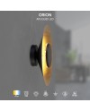 ORION * APLIQUE LED 24W 3000K NEGRO/ MADERA